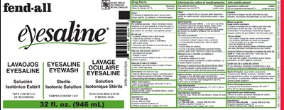 Sterile 32oz Artwork (Sterile Eyesaline Eyewash 32oz Label Artwork)